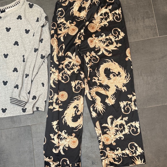 Disney Mickey Mouse Pajama Set and Silky PJ pants - Picture 5 of 6